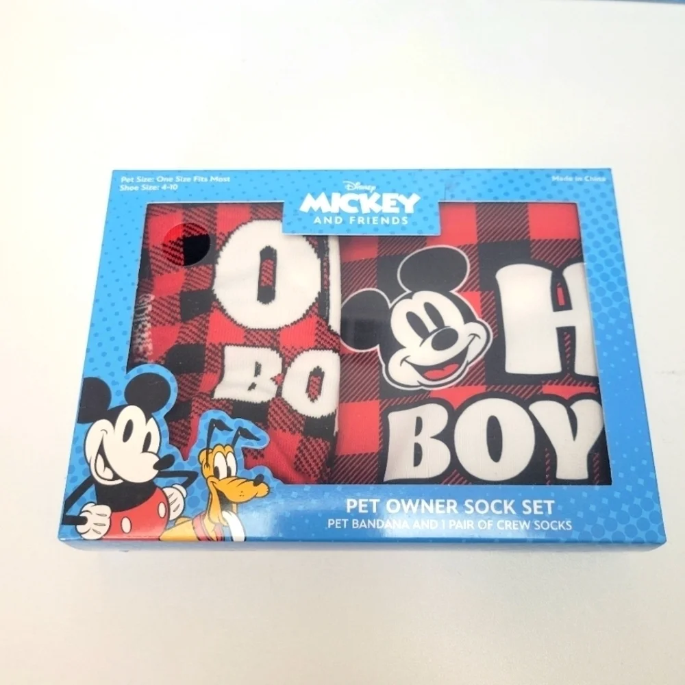 Disney pet matching set Bandana And Socks
